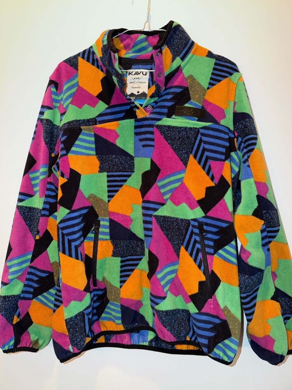 Vintage 1992 KAVU Teannaway Fleece Pullover, Women’s Medium